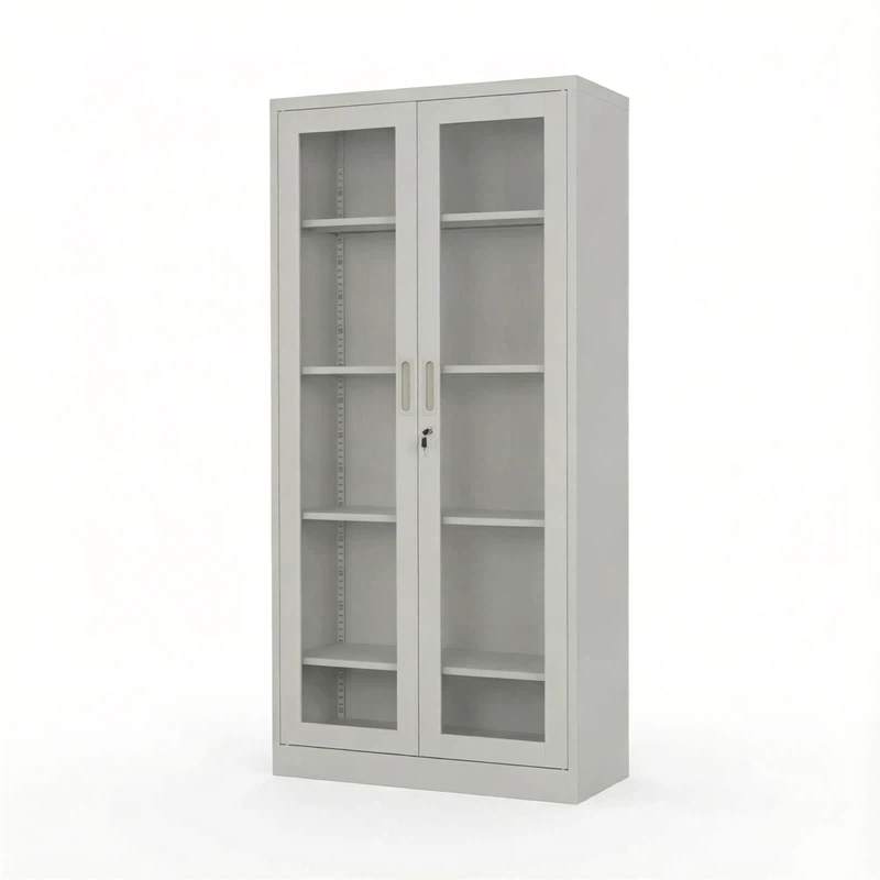 Glass Door Office Cupboard